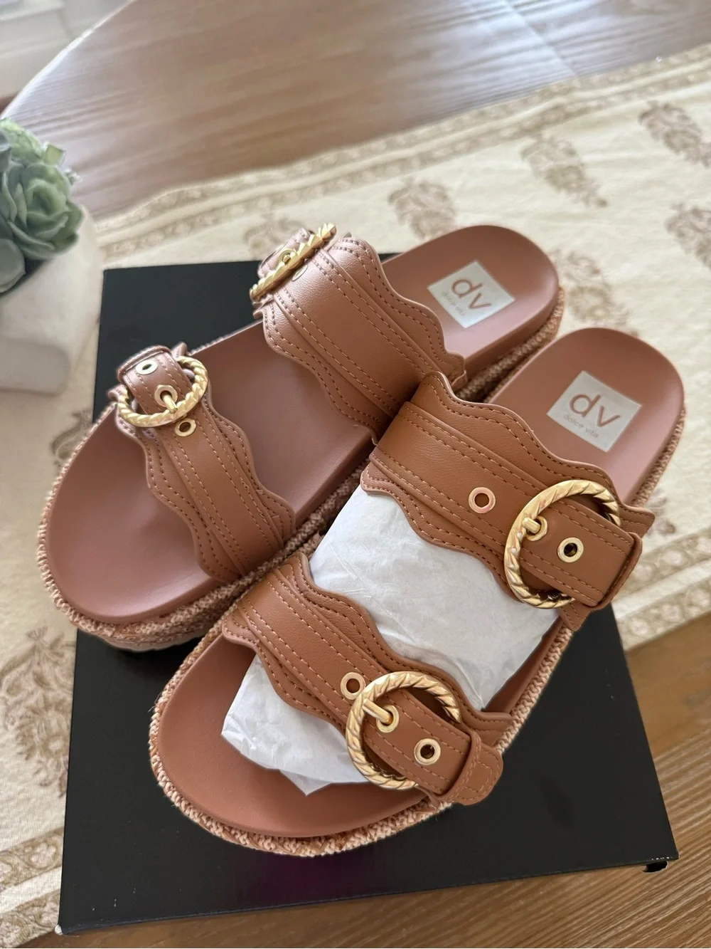 Dolce Vita Espadrille Platform Slide